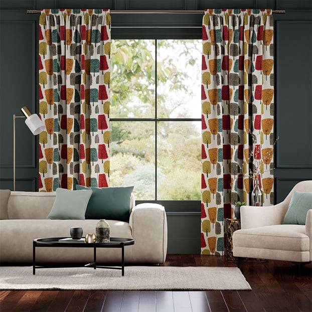 Cedar Tree Chilli Curtains thumbnail image