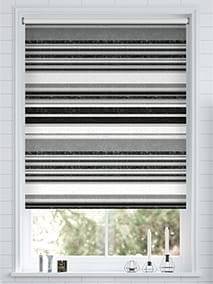 Twist2Go Splash Blackout Calcutta Stripe Slate Roller Blind thumbnail image