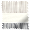 Twist2Go Splash Blackout Cardigan Stripe Stone Roller Blind sample image