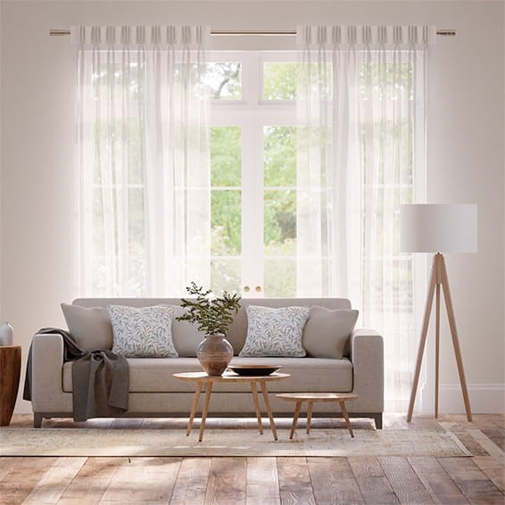 Thea Voile Coconut Curtains